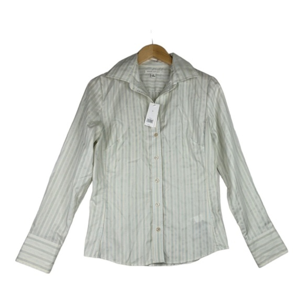 NWT Banana‎ Republic Stripped Button Down shirt size Medium